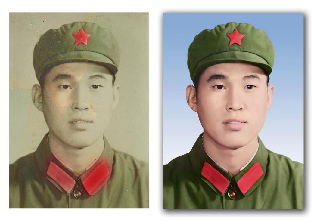 江边乡破损照片修复-18